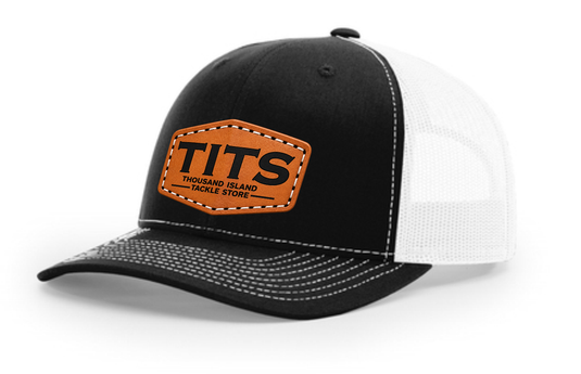 TITS Leather Patch Trucker Hat
