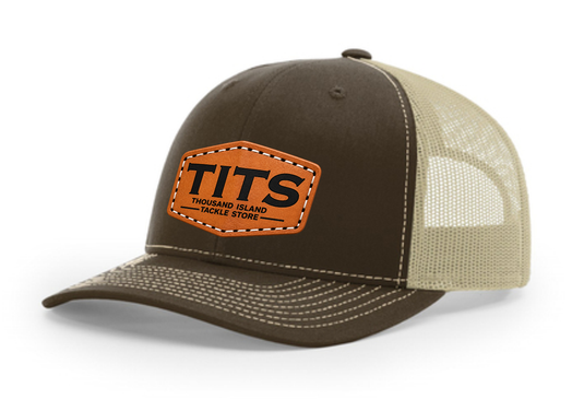TITS Leather Patch Trucker Hat