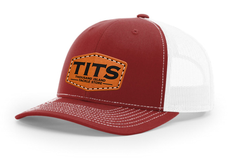Load image into Gallery viewer, TITS Leather Patch Trucker Hat
