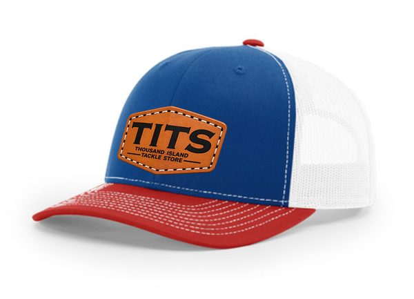 TITS Leather Patch Trucker Hat